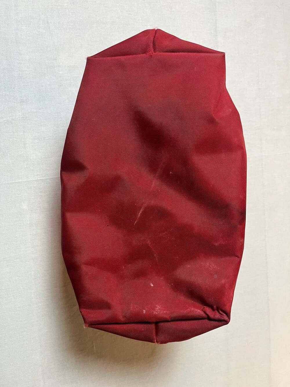 Longchamp Red Le Pliage Cosmetic Pouch Toiletry Bag - Picture 5 of 10